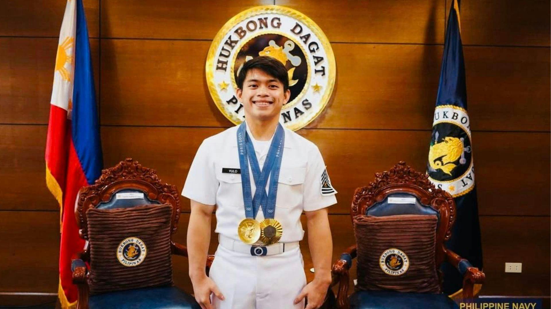 Patriot and Champion: Carlos Yulo proudly joins the Philippine Navy Reserves
